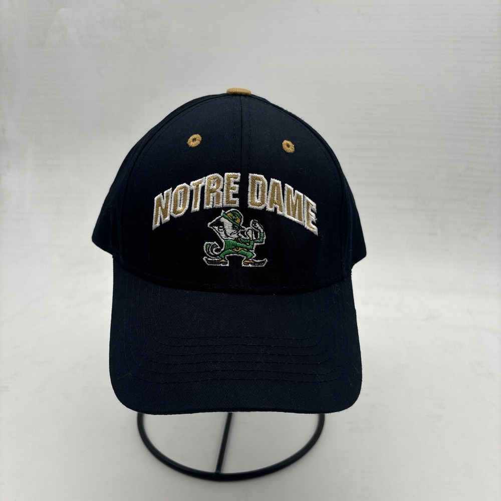 Vintage Notre Dame Hat Captivating Headgear Fighting Irish Patch Embroidered